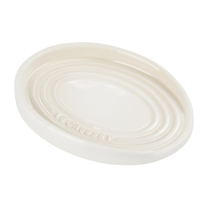 Oval holder for serving spoon - Meringue - Le Creuset