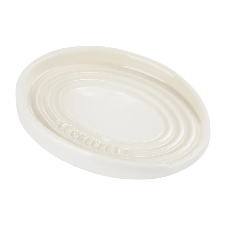 Le Creuset Oval holder for serving spoon Meringue | Scandinavian Design | Other kitchen utensils | White