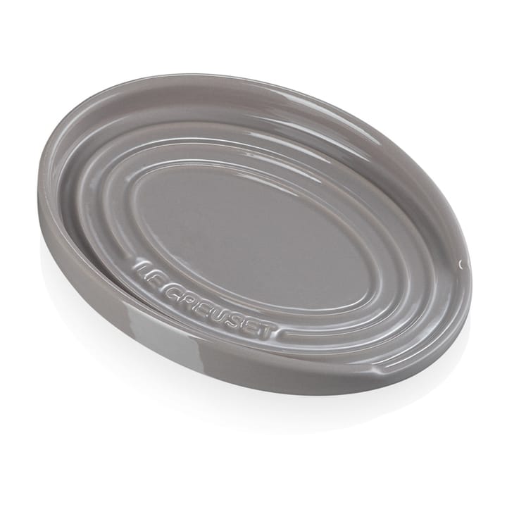 Oval holder for serving spoon - Mist Grey - Le Creuset
