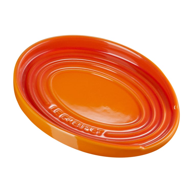 Le Creuset Oval holder for serving spoon Volcanic | Scandinavian Design | Other kitchen utensils | Orange