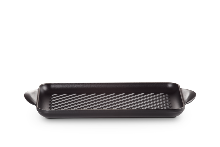 Le Creuset Rectangular grill plate 32 cm Matte black