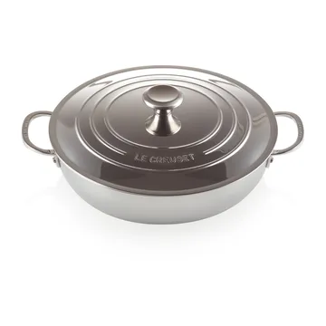 Signature 3-Ply low casserole with lid - 4.8 l - Le Creuset