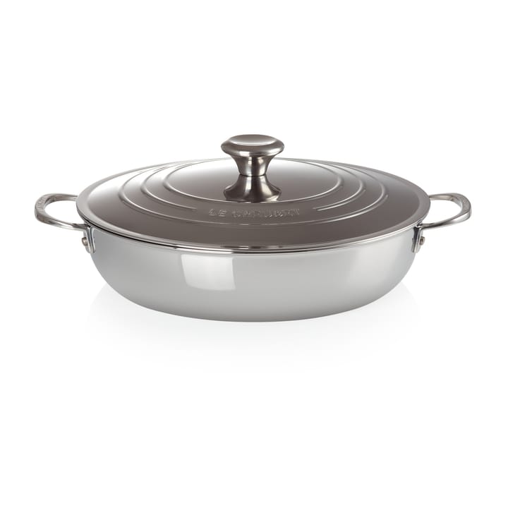 Signature 3-Ply low casserole with lid - 4.8 l - Le Creuset