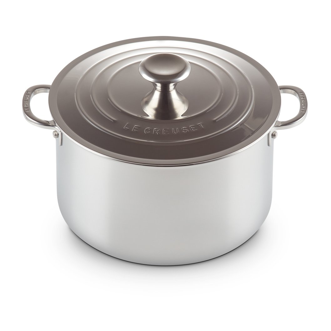 Le Creuset Signature 3-Ply pasta casserole 6.6 l | Scandinavian Design | Cooking pots & Casserole dishes | Silver-coloured