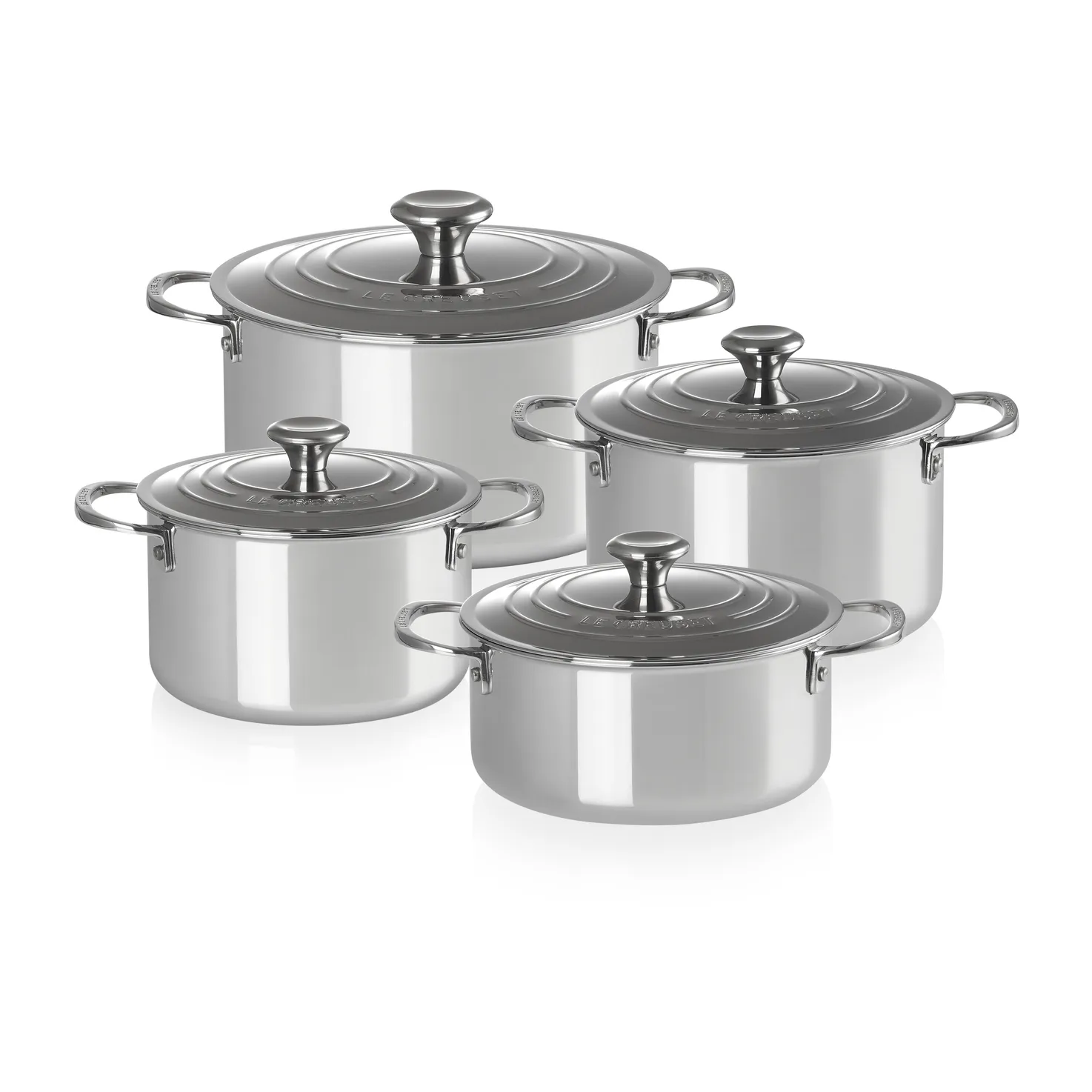Signature 3-Ply pot set, 4 pieces Le Creuset