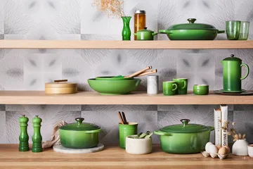 Signature shallow casserole 3.5 l - Bamboo Green - Le Creuset