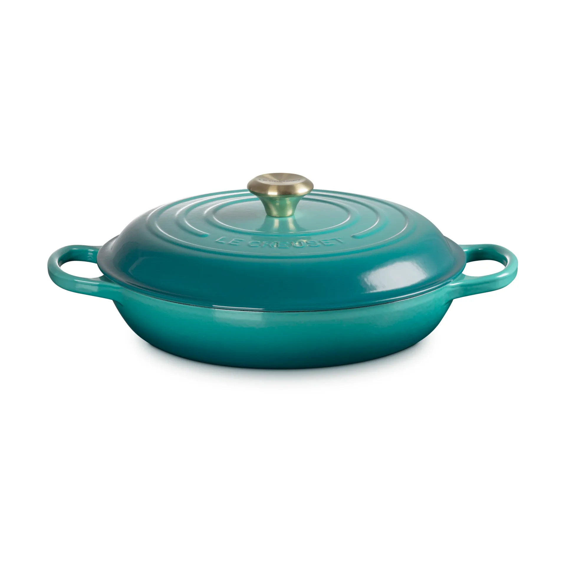 Signature shallow casserole 3.5 l, Bleu Riviera Le Creuset
