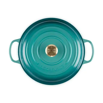 Signature shallow casserole 3.5 l - Bleu Riviera - Le Creuset