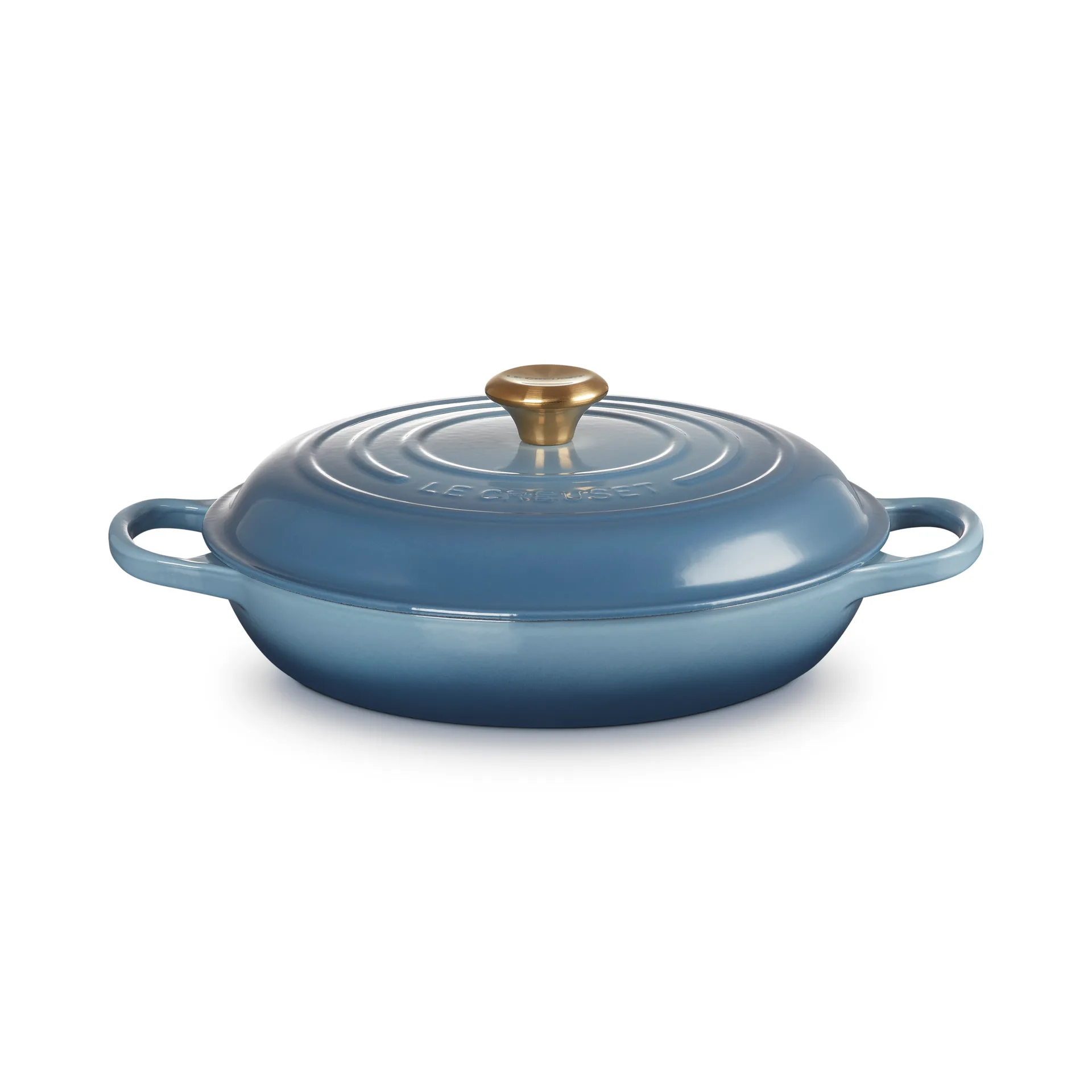 Signature shallow casserole 3.5 l, Chambray Le Creuset