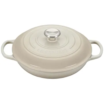 Signature shallow casserole 3.5 l - Meringue - Le Creuset