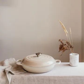 Signature shallow casserole 3.5 l - Meringue - Le Creuset