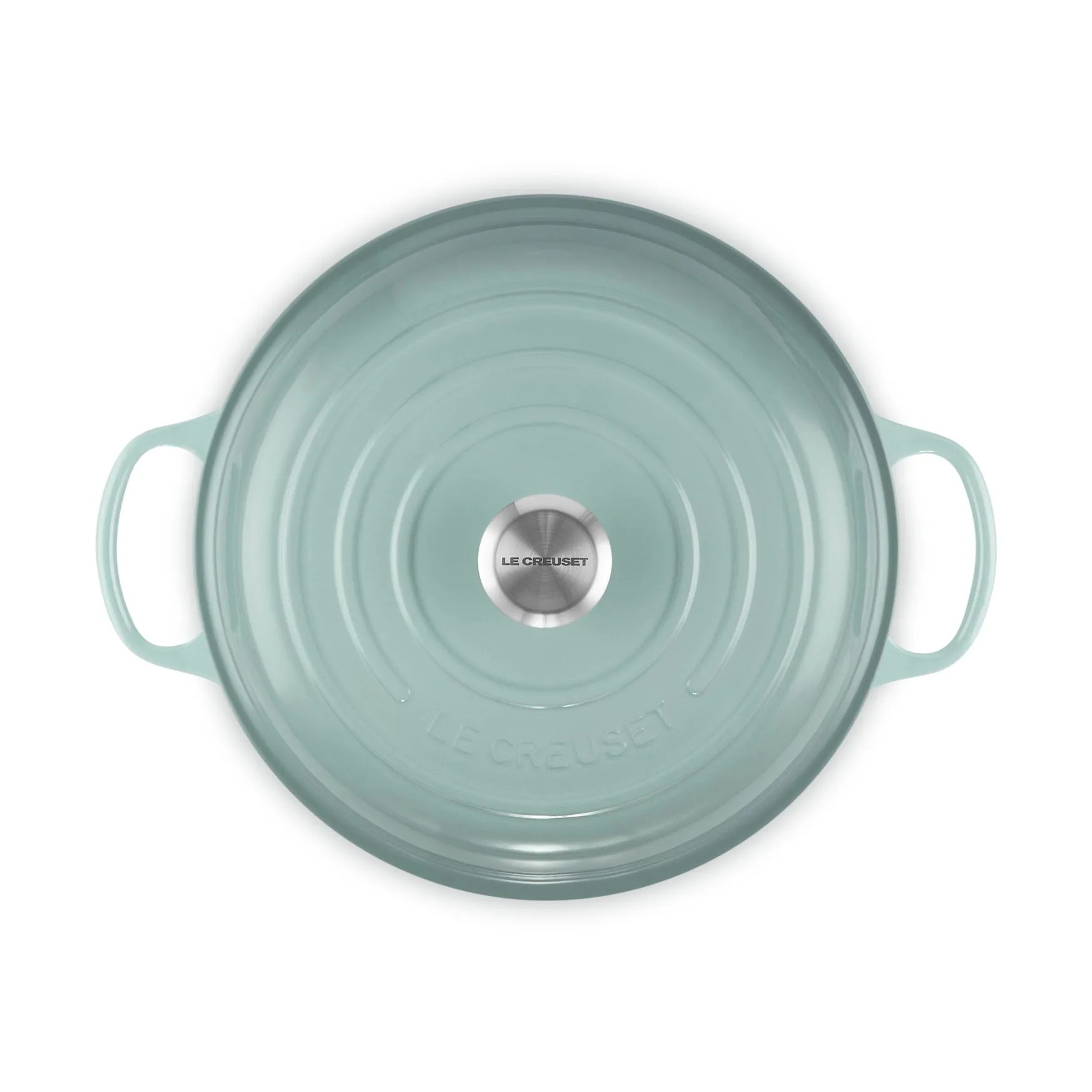 Signature shallow casserole 3.5 l, Sea Salt Le Creuset