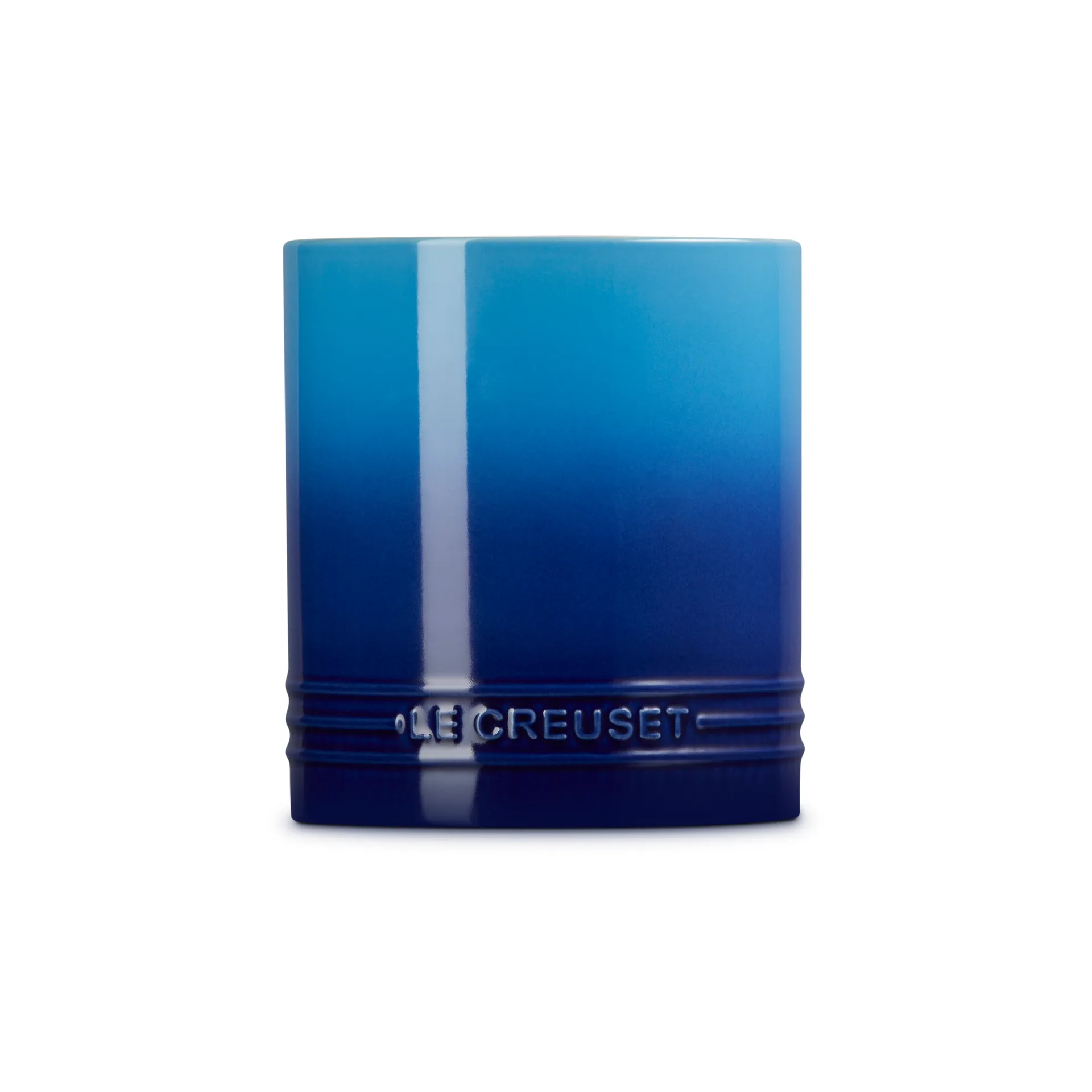 Signature stoneware cutlery and utensil jar 1.1 L, Azure Le Creuset