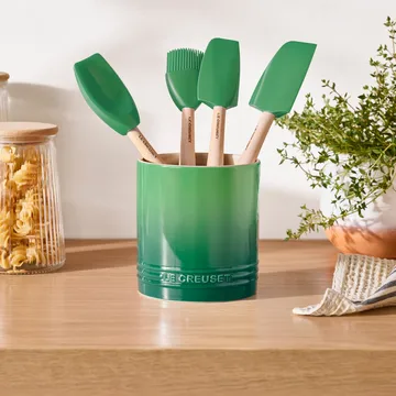 Signature stoneware cutlery and utensil jar 1.1 L - Bamboo Green - Le Creuset