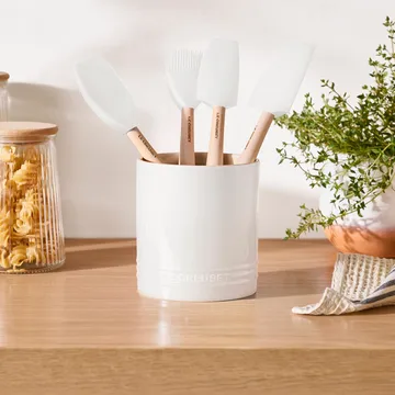 Signature stoneware cutlery and utensil jar 1.1 L - White - Le Creuset
