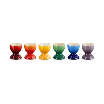 Signature stoneware egg cup 6-piece - Rainbow - Le Creuset