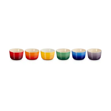 Signature stoneware mini ramekin 6-piece - Rainbow - Le Creuset