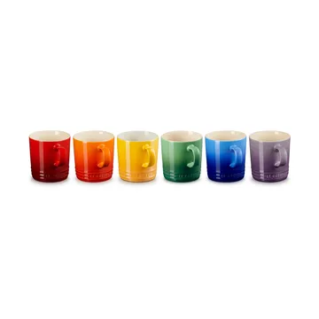 Signature stoneware mug 6-piece - Rainbow - Le Creuset