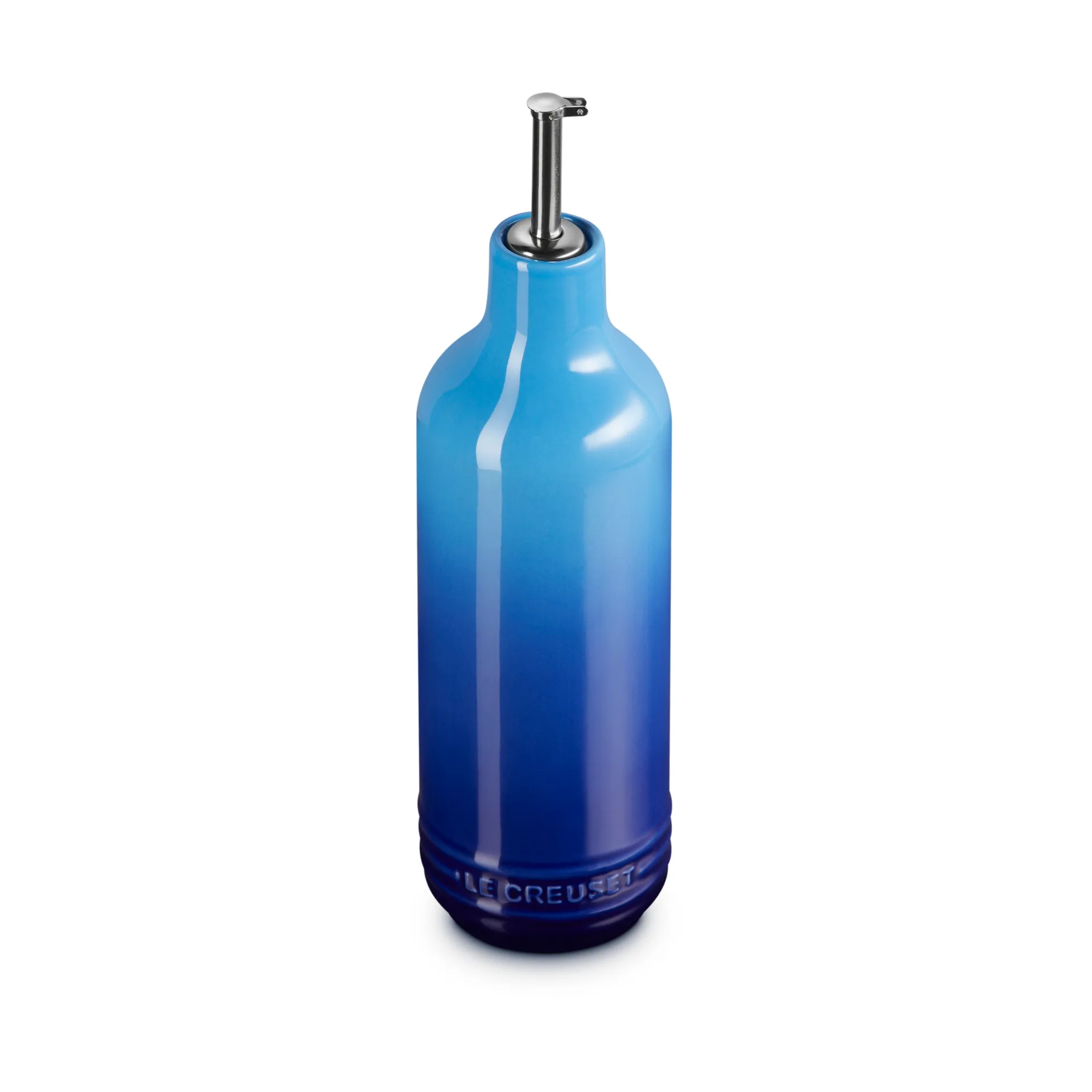 Signature stoneware oil bottle 0.6 L, Azure Le Creuset