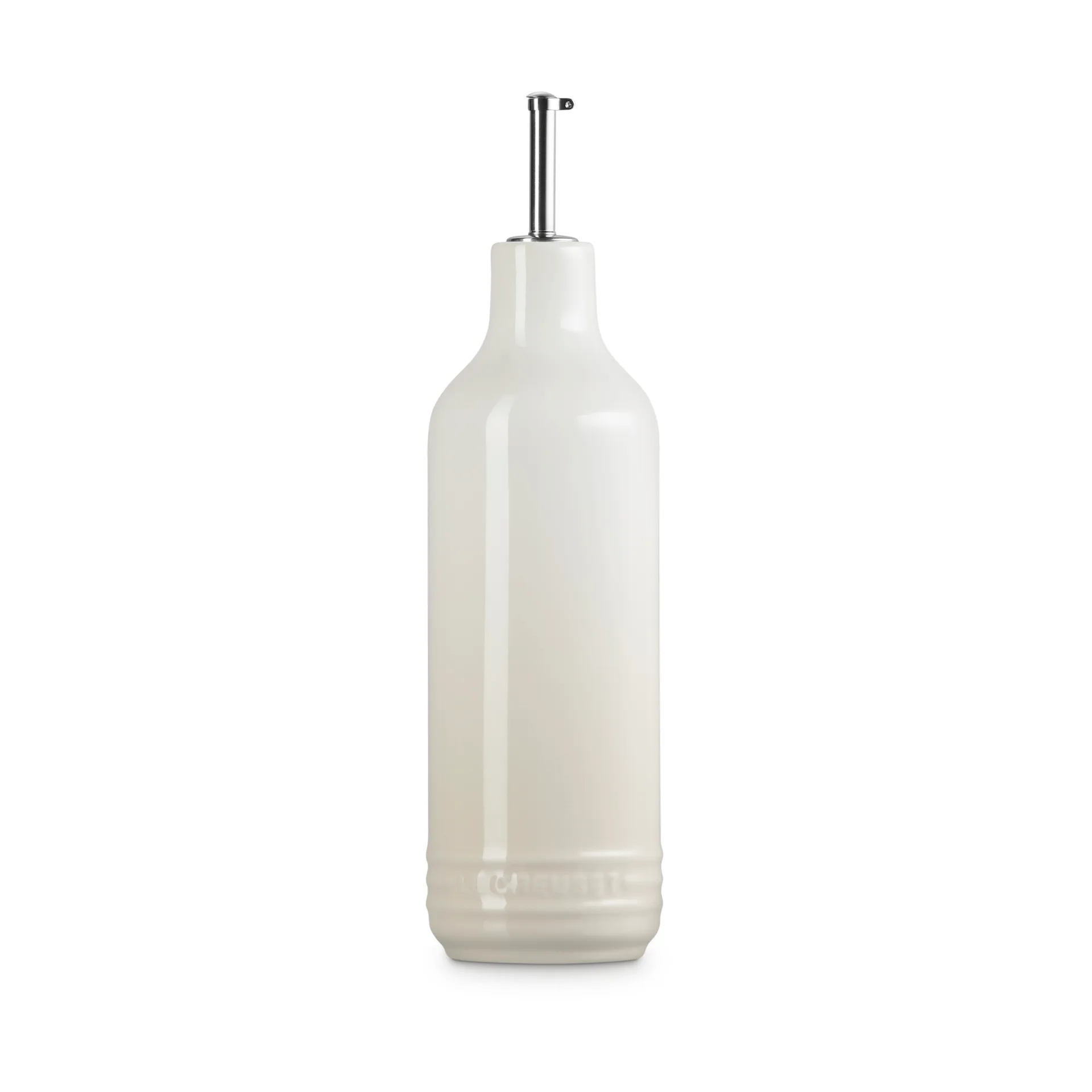 Signature stoneware oil bottle 0.6 L, Meringue Le Creuset