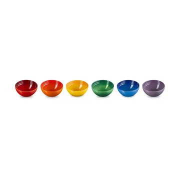 Signature stoneware snack bowl 6-piece - Rainbow - Le Creuset