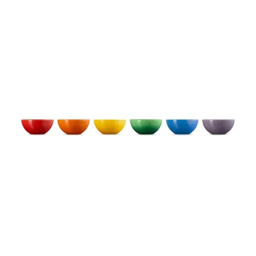 Signature stoneware snack bowl 6-piece - Rainbow - Le Creuset