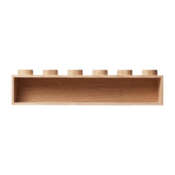LEGO wooden book shelf - Soaped oak - Lego
