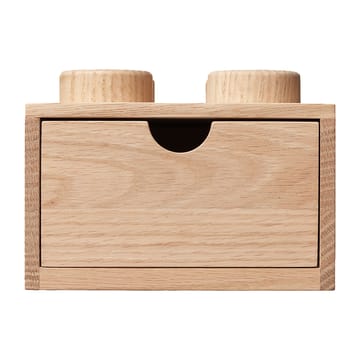 LEGO wooden desk drawer 4 - Soaped oak - Lego