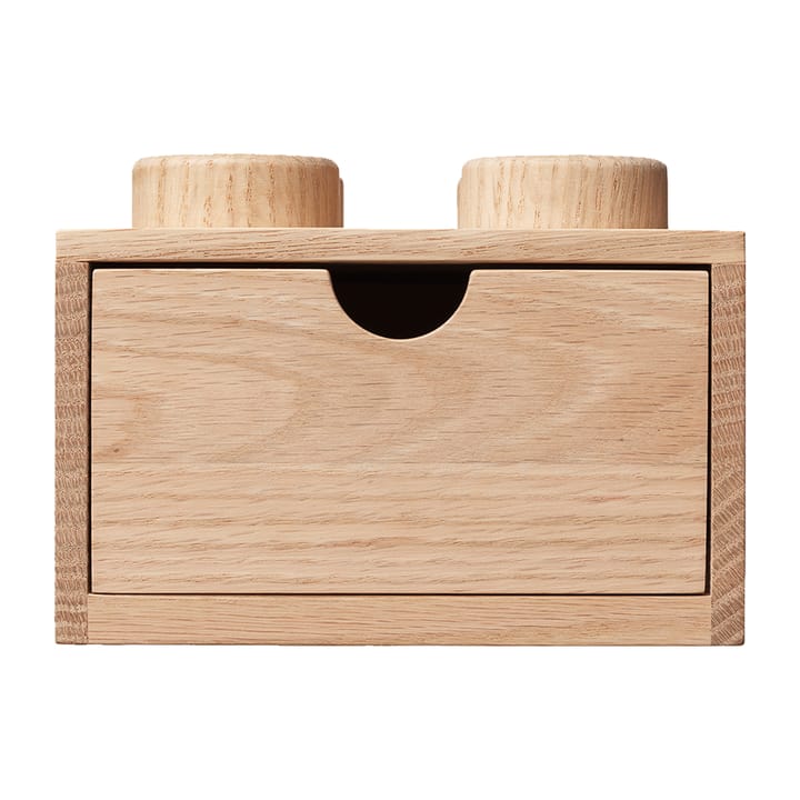 LEGO wooden desk drawer 4 - Soaped oak - Lego