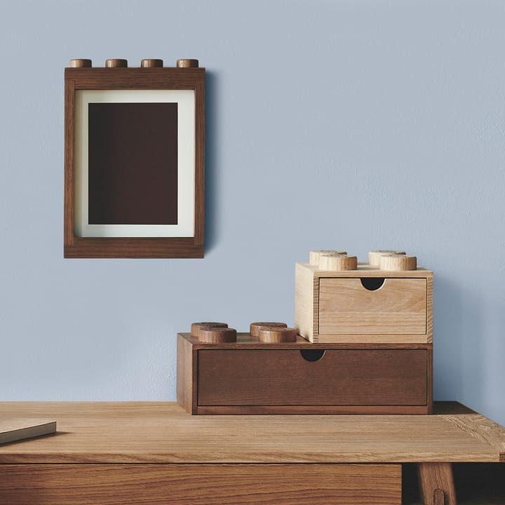 LEGO wooden desk drawer 4 - Soaped oak - Lego