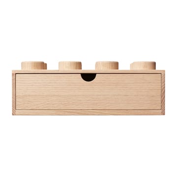 LEGO wooden desk drawer 8 - Soaped oak - Lego
