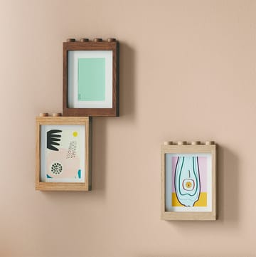 LEGO wooden picture frame - Soaped oak - Lego