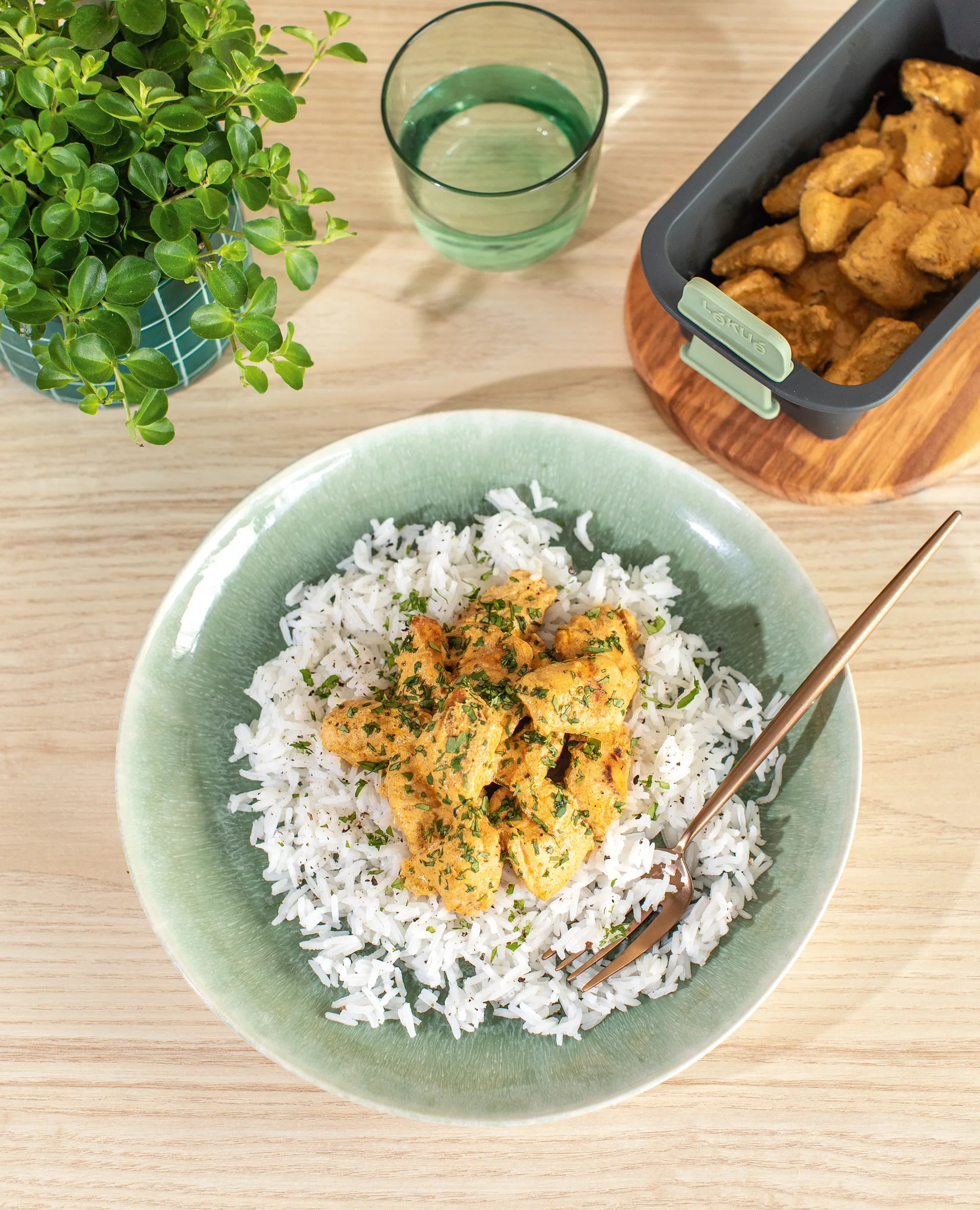 Lékué Air fryer rectangular basket, Grey Lékué