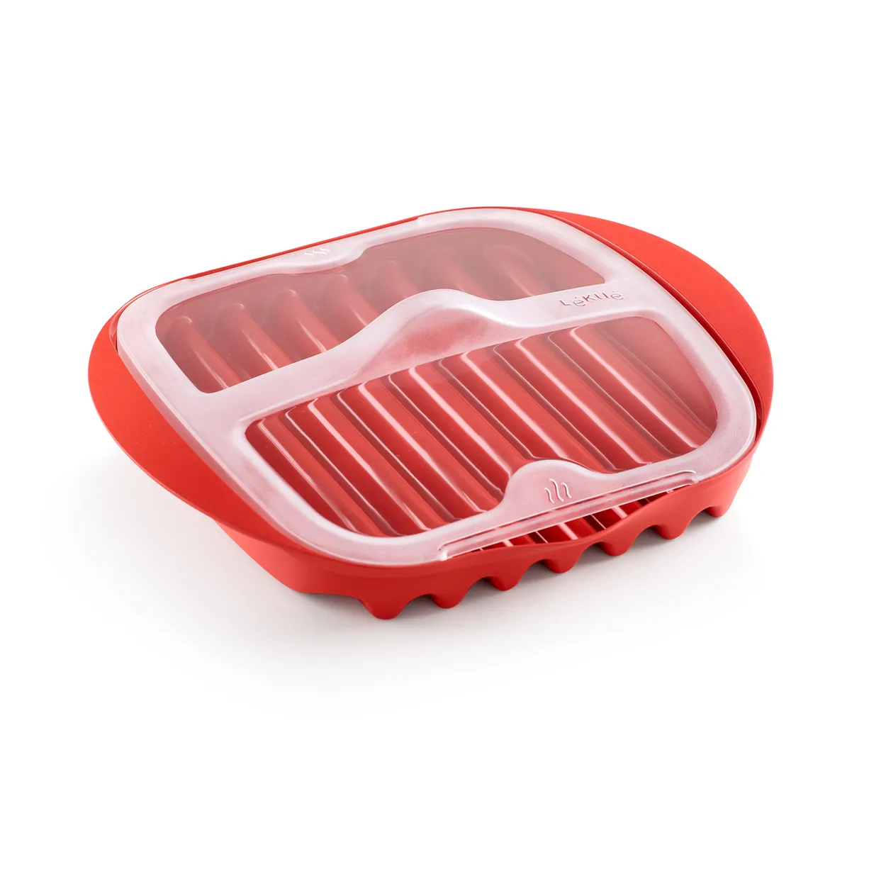 Lékué bacon mold for microwave Red | Scandinavian Design | Other kitchen utensils | Red
