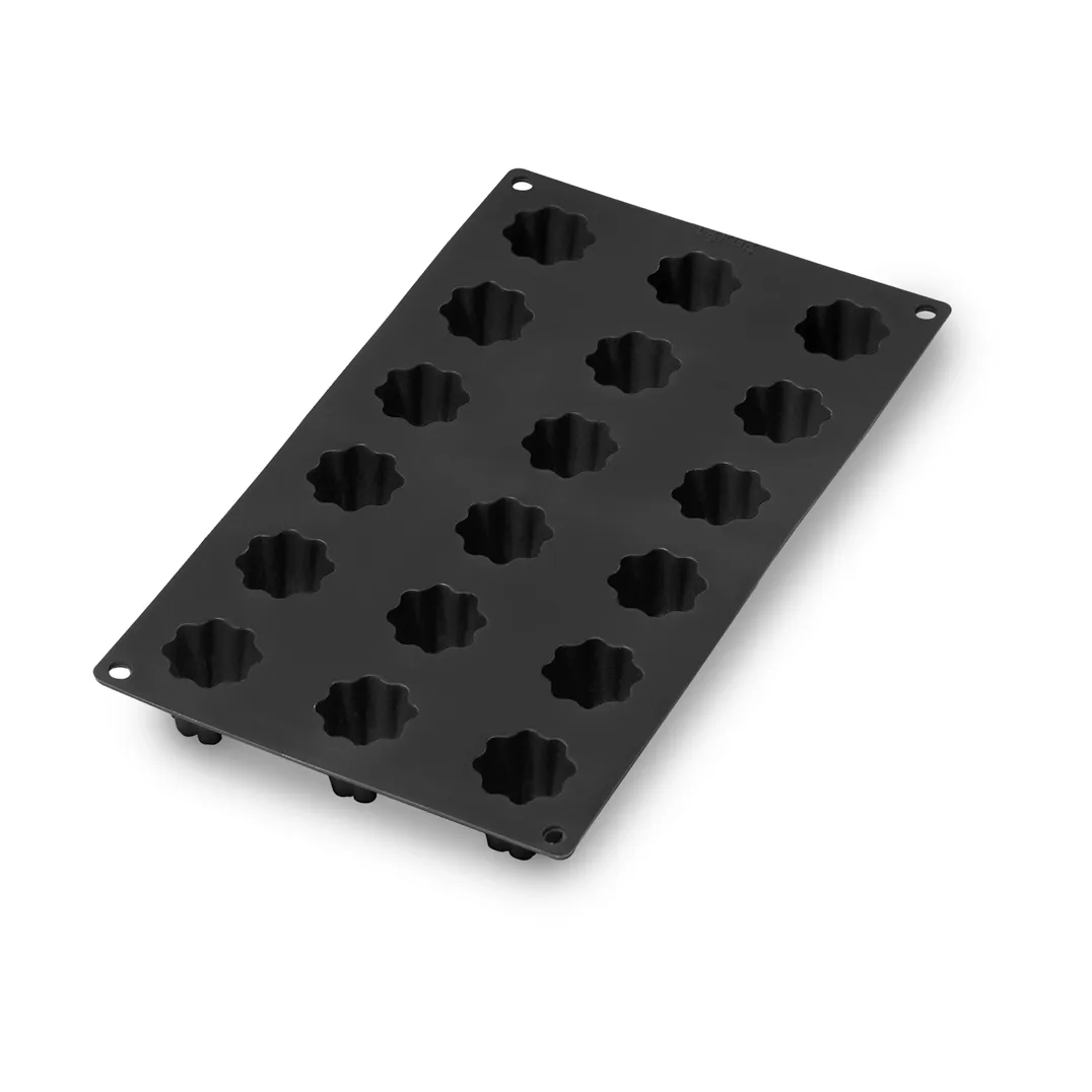 Lékué cannelé bordelais silicone mold mini Black | Scandinavian Design | Cookie/Biscuit cutters & cake tins | Black