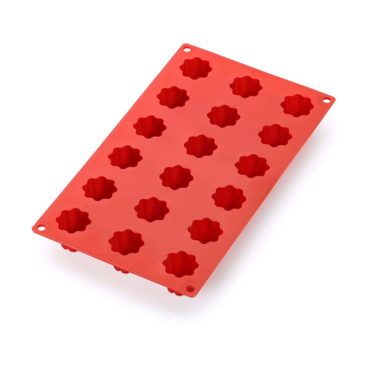 Lékué cannelé bordelais silicone mold mini Red | Scandinavian Design | Cookie/Biscuit cutters & cake tins | Red