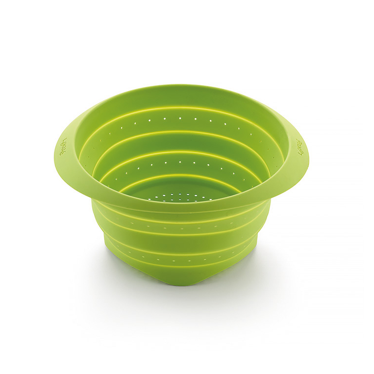 Lékué collapsible colander silicone Green | Scandinavian Design | Colanders, sieves & funnels | Green