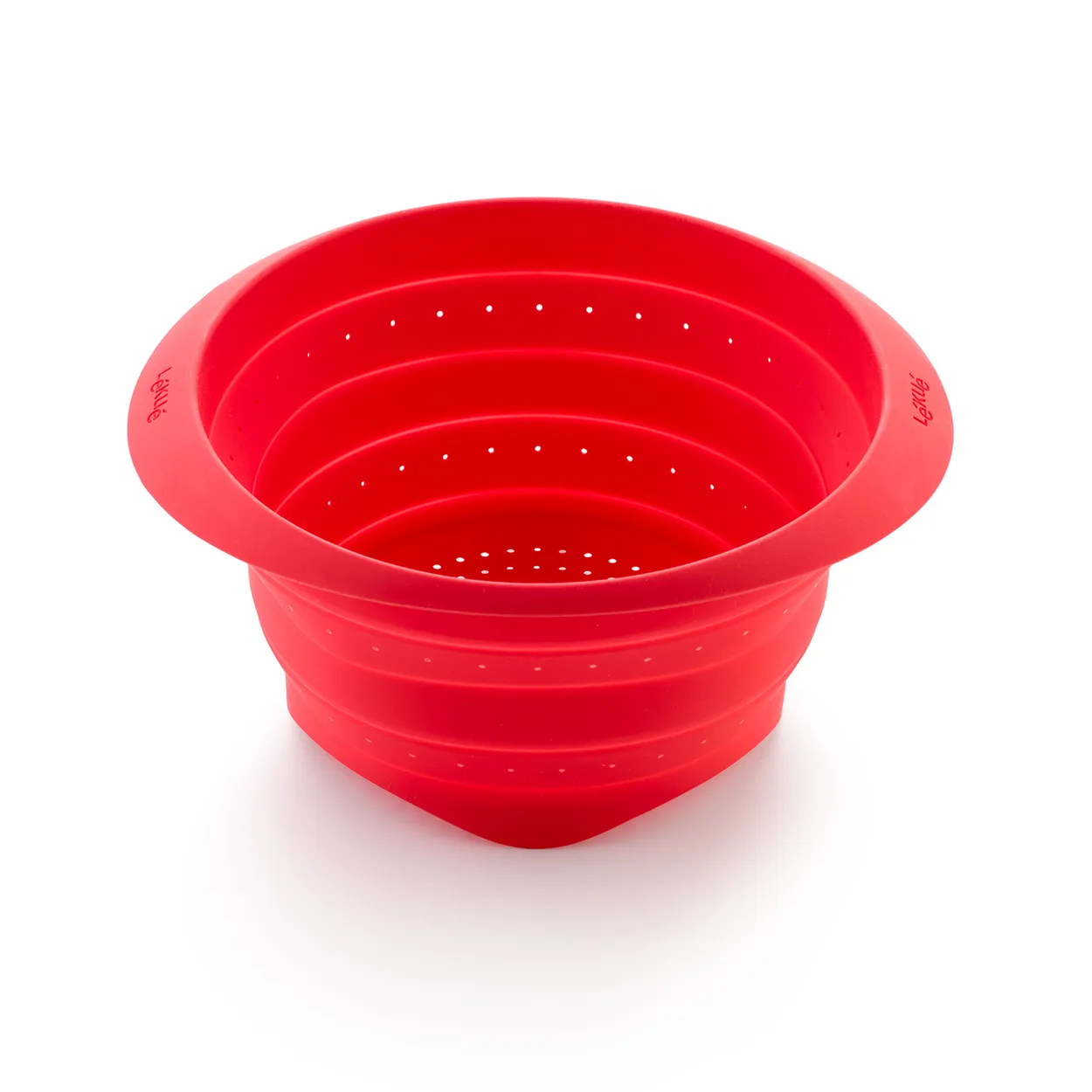Lékué collapsible colander silicone Red | Scandinavian Design | Colanders, sieves & funnels | Red