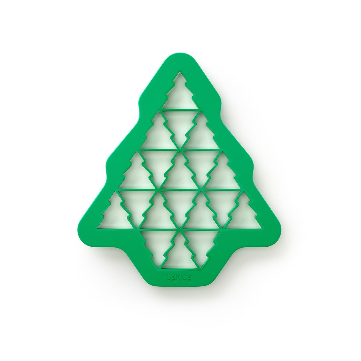 Lékué cookie cutter Christmas tree puzzle 23.5x27 cm Green