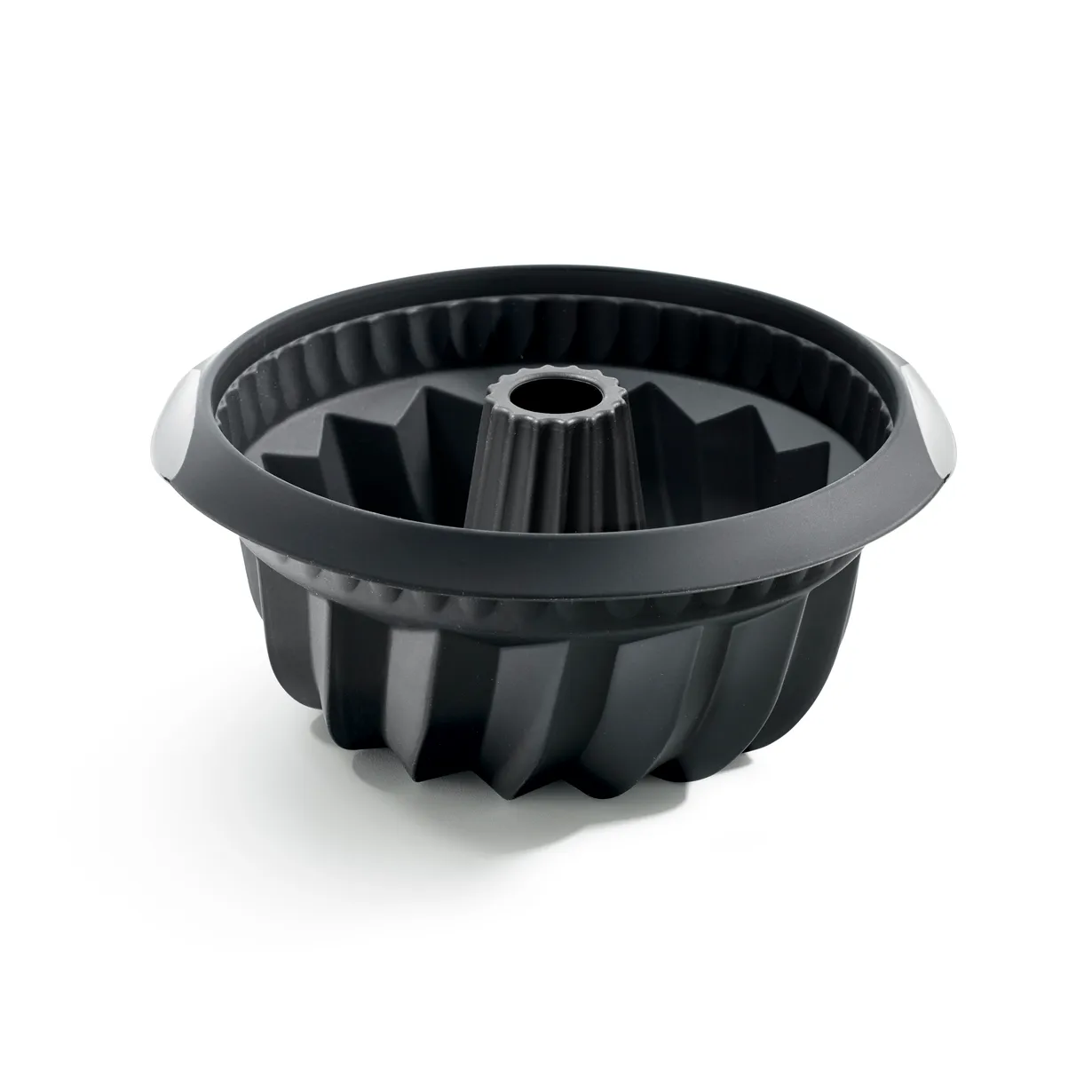 Lékué deep savarin mold silicone Ø22 cm, Black Lékué
