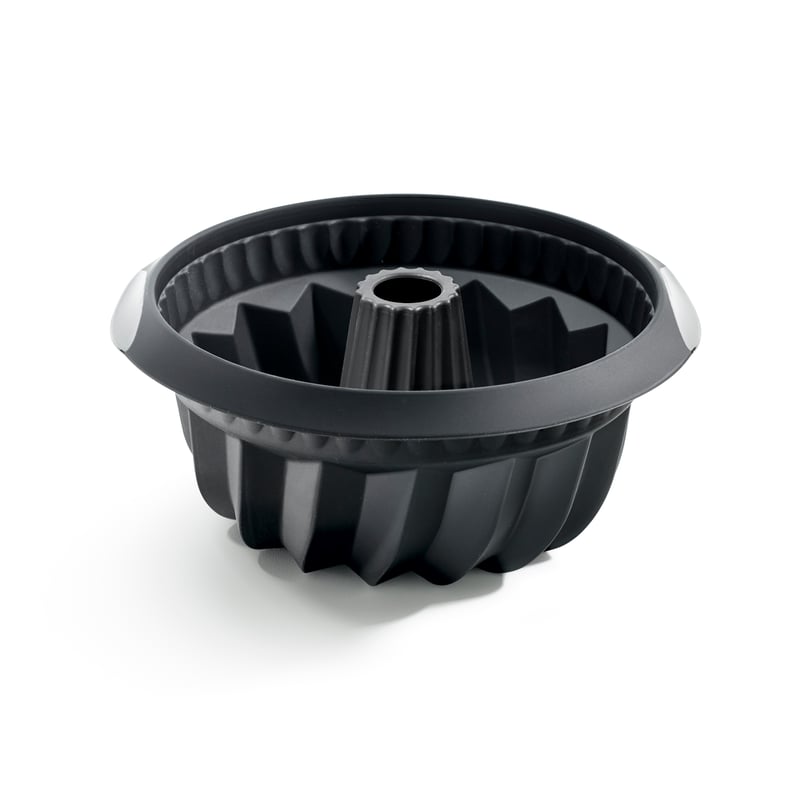 Lékué Lékué deep savarin mold silicone Ø22 cm Black