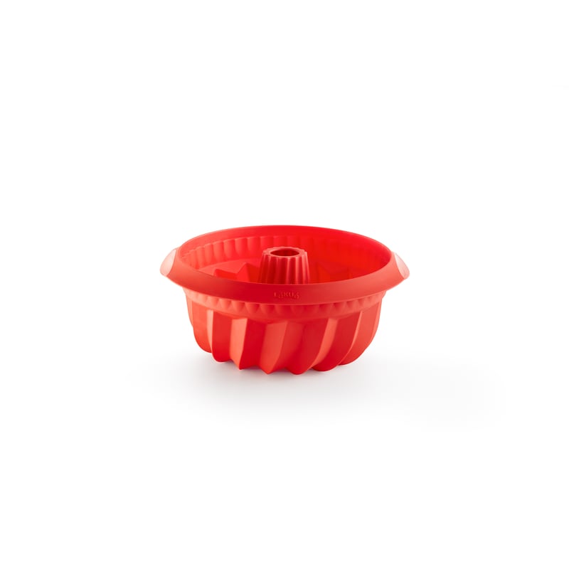 Lékué Lékué deep savarin mold silicone Ø22 cm Red