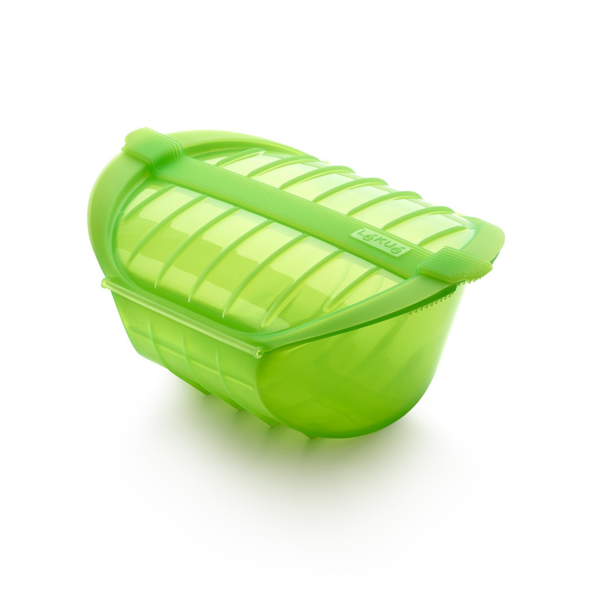 Lékué deep steam cooker micro tray 1-2 servings. Green
