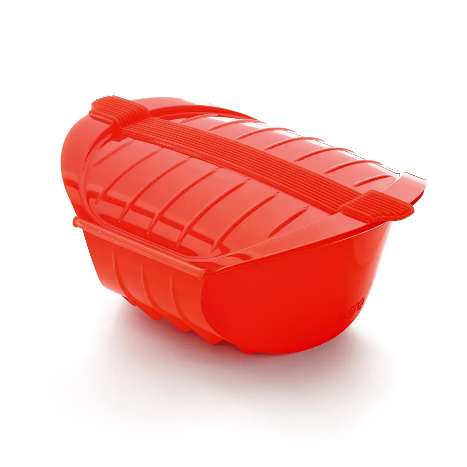 Lékué deep steamer micro 1–2 servings. Red | Scandinavian Design | Other kitchen utensils | Red