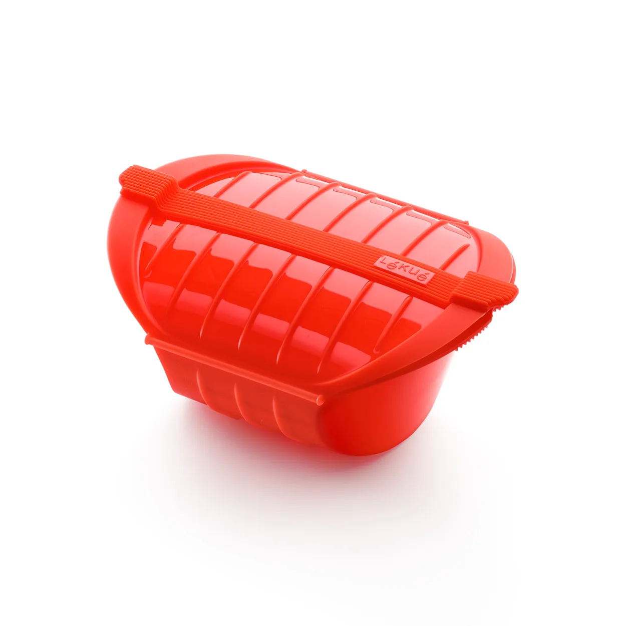 Lékué deep steamer microwave 3-4 servings. Red | Scandinavian Design | Other kitchen utensils | Red