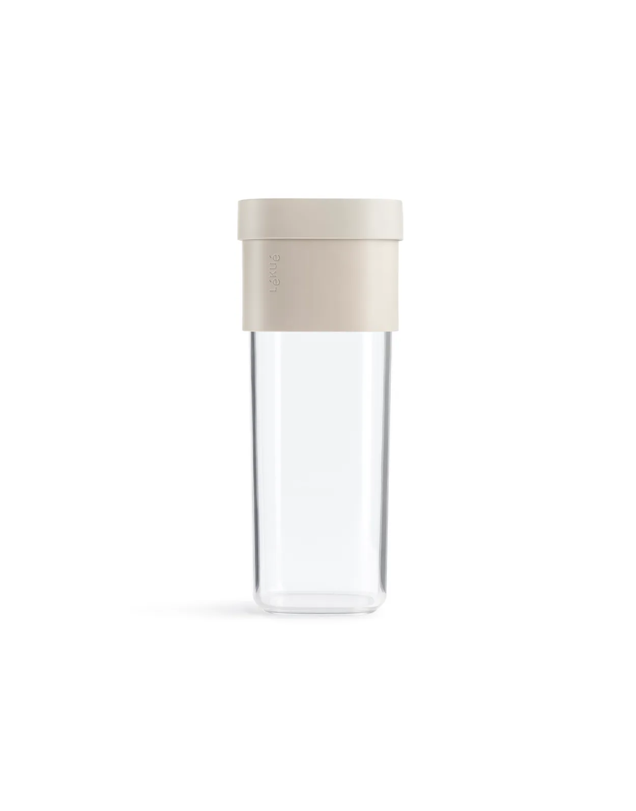 Lékué Lékué flip storage jar large Beige | Scandinavian Design | Storage jars | Beige