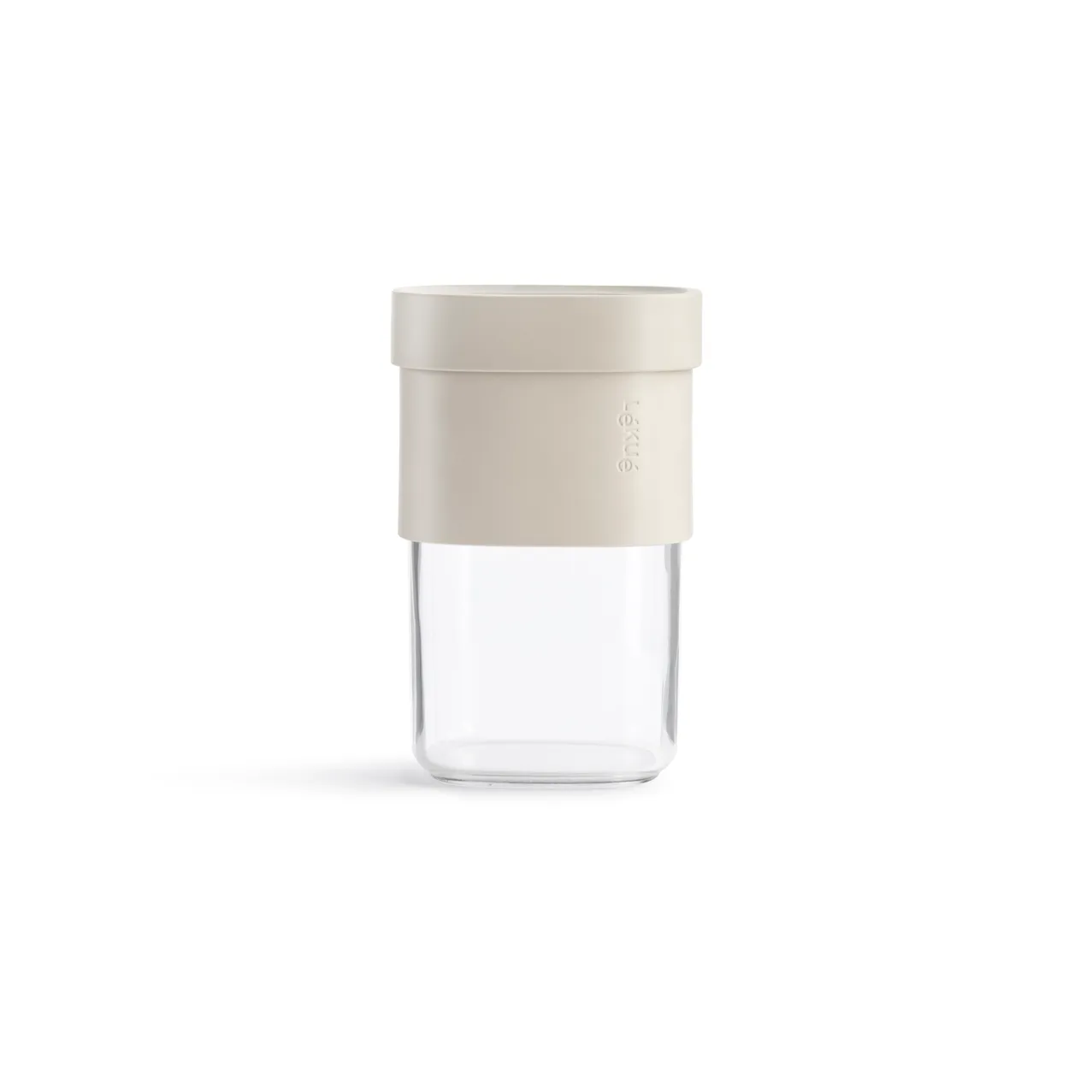 Lékué flip storage jar medium, Beige Lékué