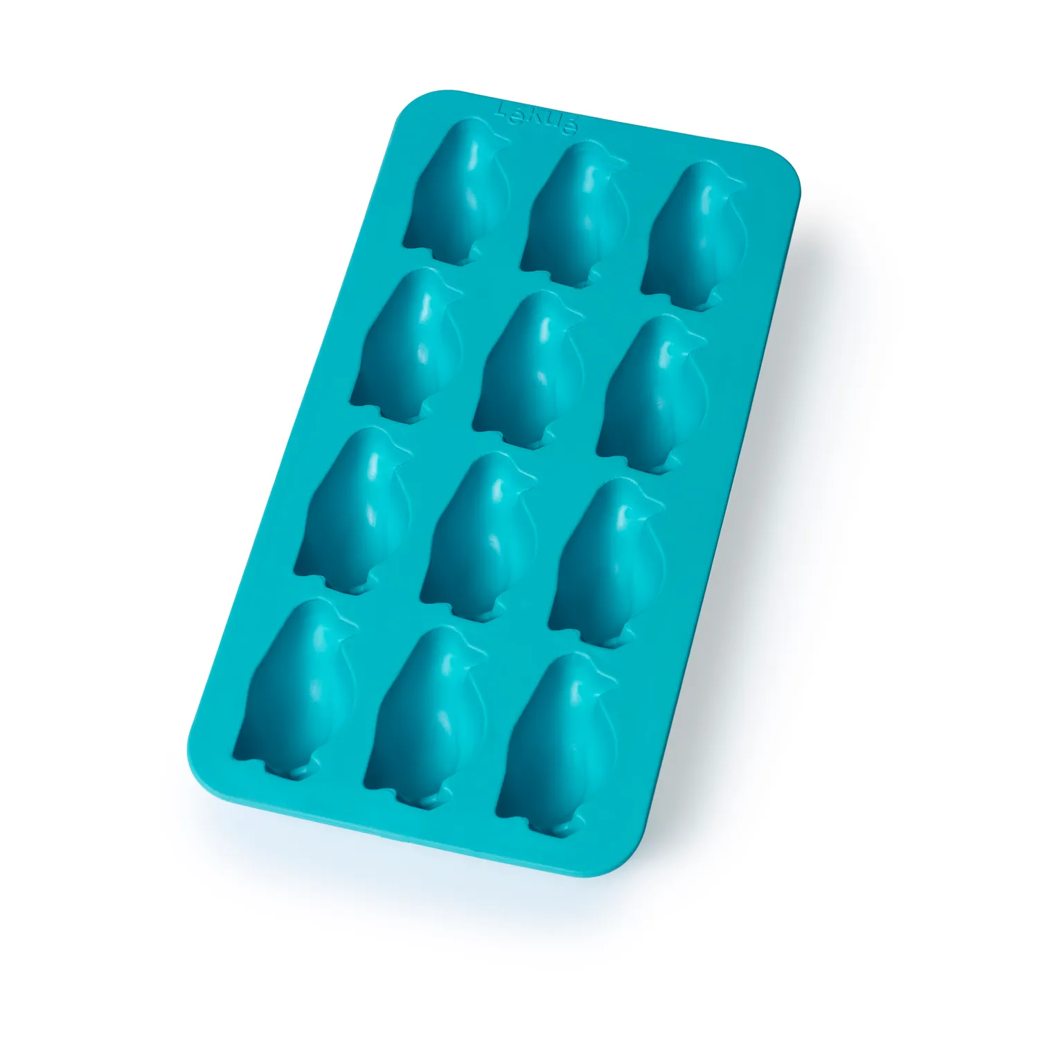 Lékué ice cube tray with lid turquoise, Penguin Lékué