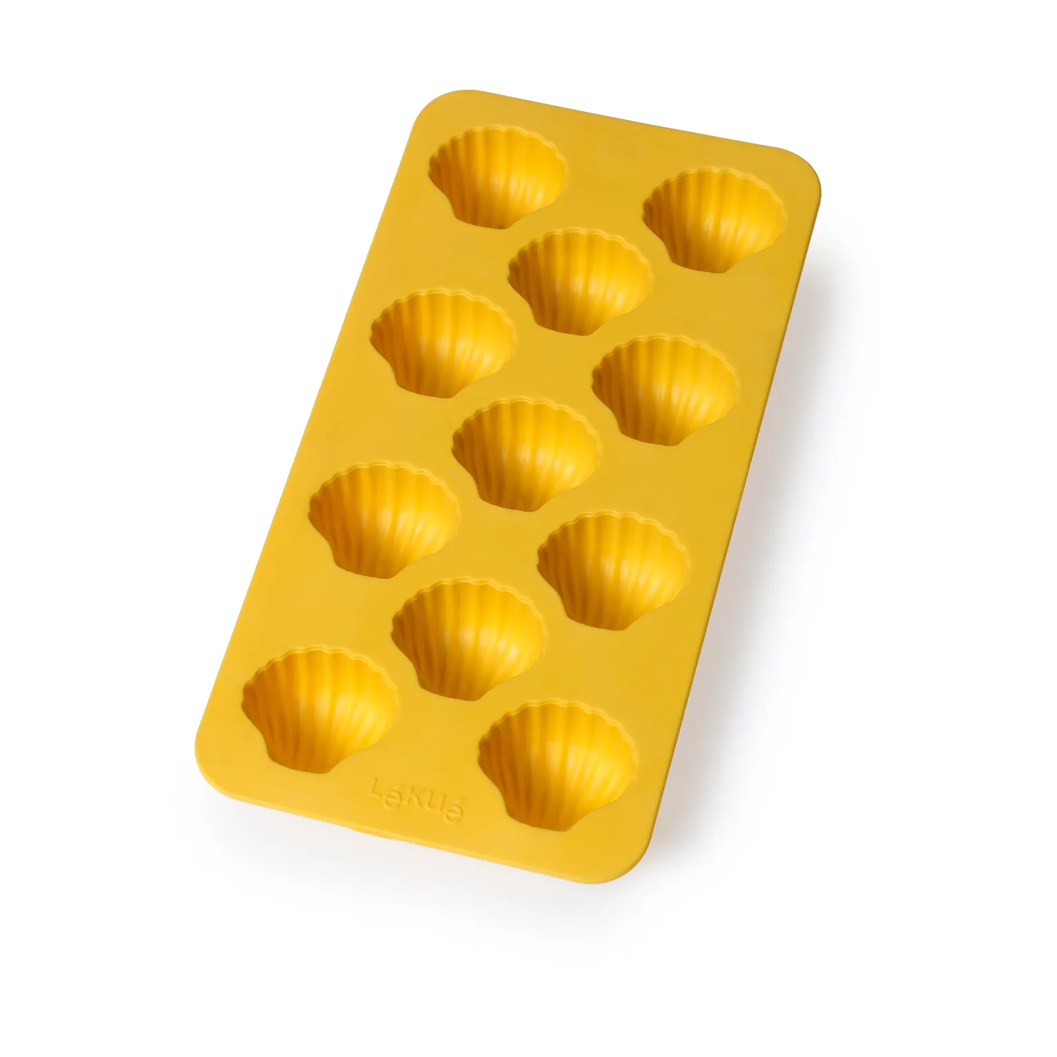 Lékué ice cube tray with lid yellow, Snail Lékué