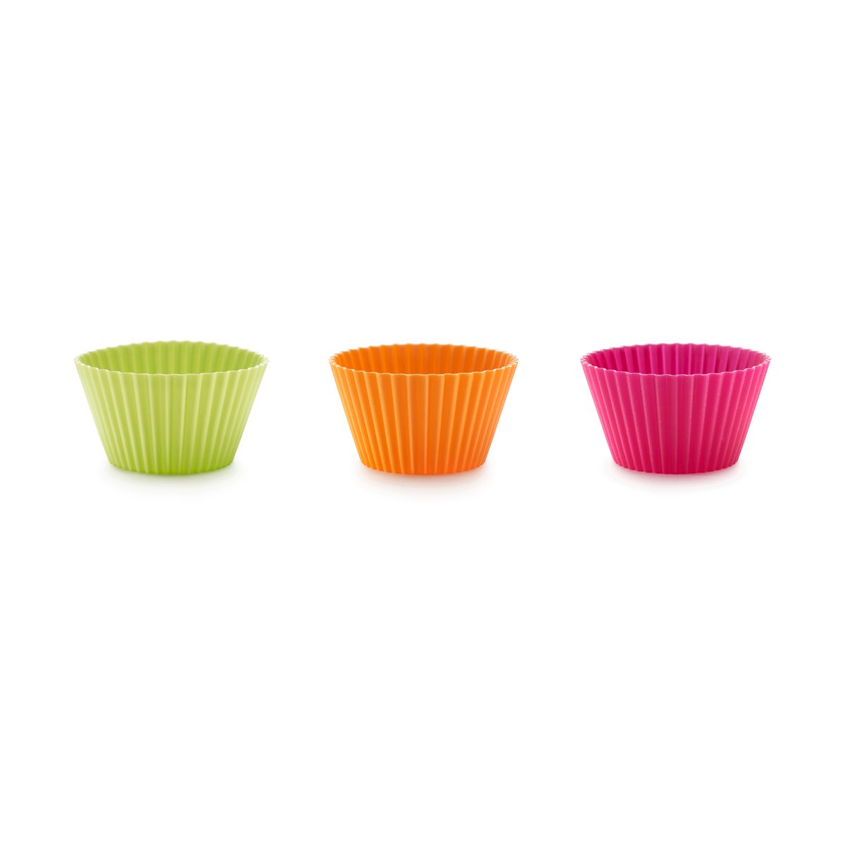 Lékué large muffin molds silicone 6 pieces Mixed | Scandinavian Design | Cookie/Biscuit cutters & cake tins | Multi